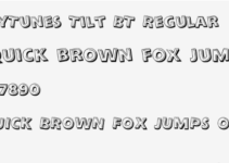 Looney Tunes Tilt Bt Font