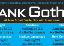 BankGothic Regular Font
